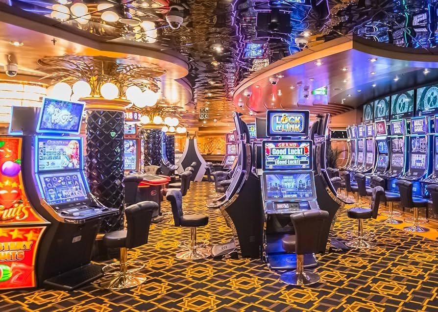 Progressive Jackpot Slots ဆုငွေ ပြသနေသောမြင်ကွင်း